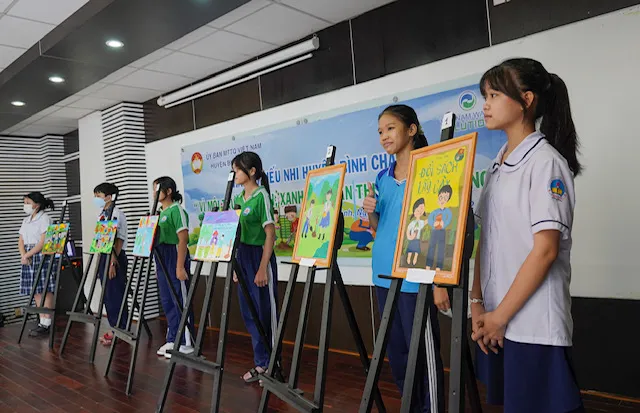 Học sinh thích thú với các hội thi vì môi trường xanh tại VWS ảnh 4