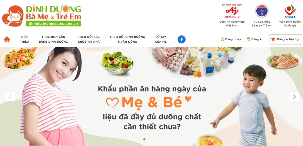 Chương trình Dinh dưỡng Bà mẹ và Trẻ em đang được Ajinomoto Việt Nam triển khai toàn quốc