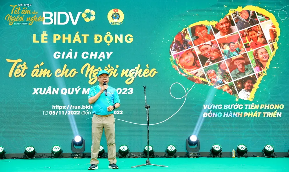 BIDV phát động giải chạy “Tết ấm cho người nghèo Xuân Quý Mão 2023” ảnh 2