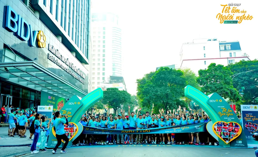 BIDV phát động giải chạy “Tết ấm cho người nghèo Xuân Quý Mão 2023” ảnh 1