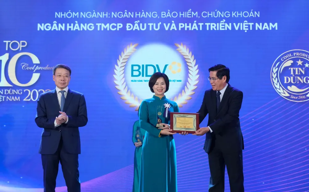 BIDV nhận giải thưởng Tin Dùng Việt Nam 2022 ảnh 1