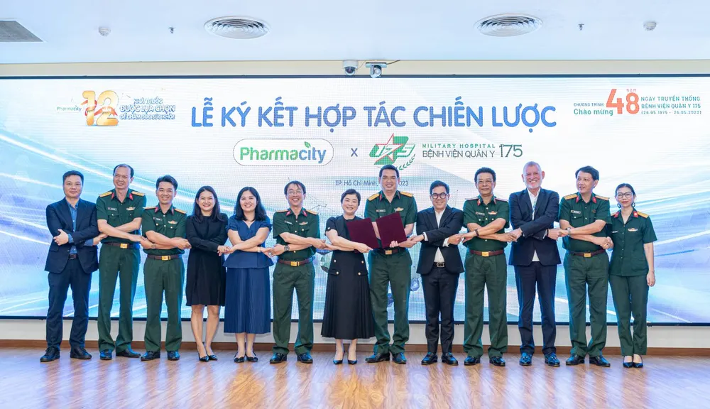 Pharmacity thắt chặt quan hệ đối tác chiến lược với Bệnh viện Quân y 175 ảnh 1