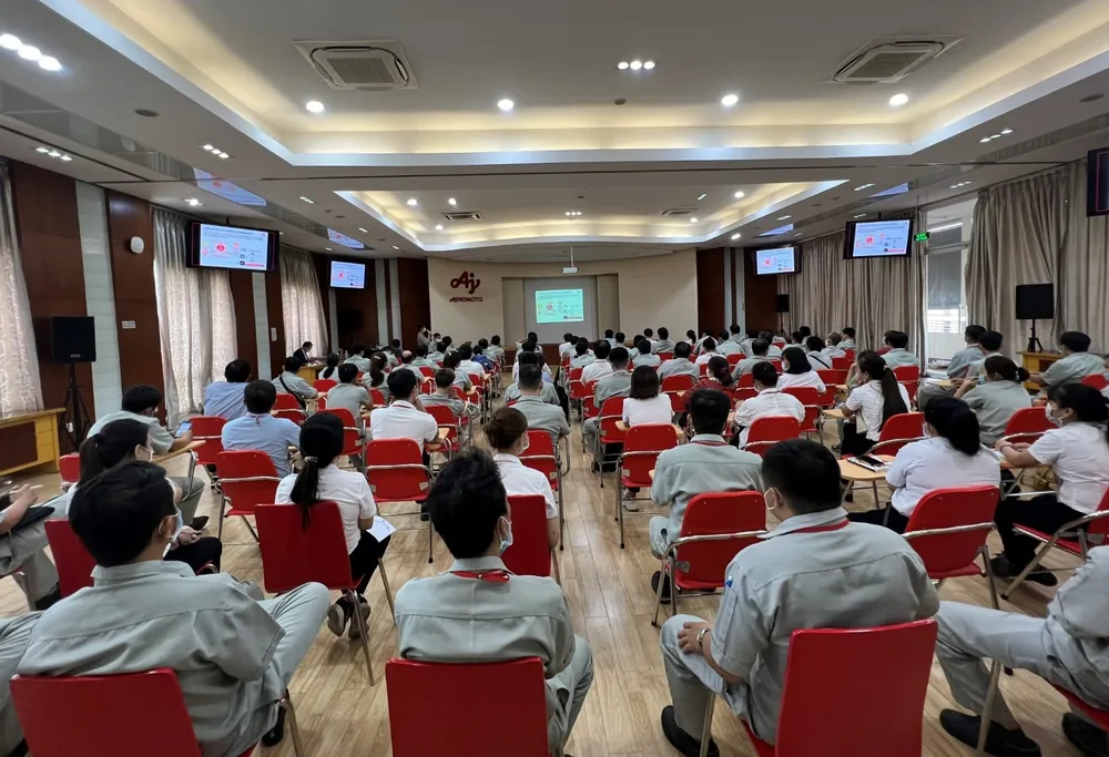 Chương trình giáo dục kiến thức dinh dưỡng dành cho nhân viên nhà máy của công ty Chương trình giáo dục kiến thức dinh dưỡng dành cho nhân viên nhà máy của công ty