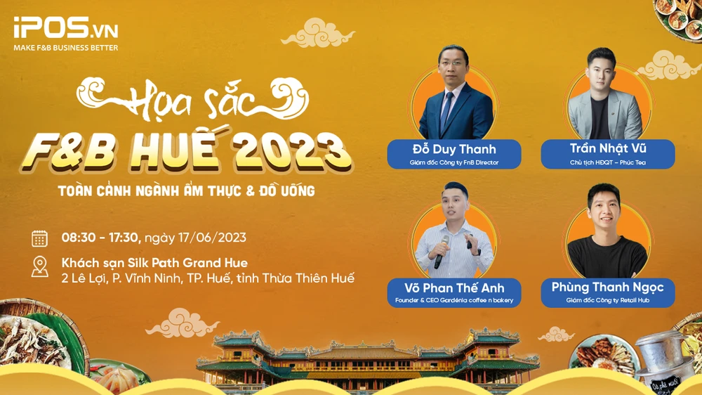 Có gì đặc biệt tại ngày hội Họa sắc F&B Huế 2023?