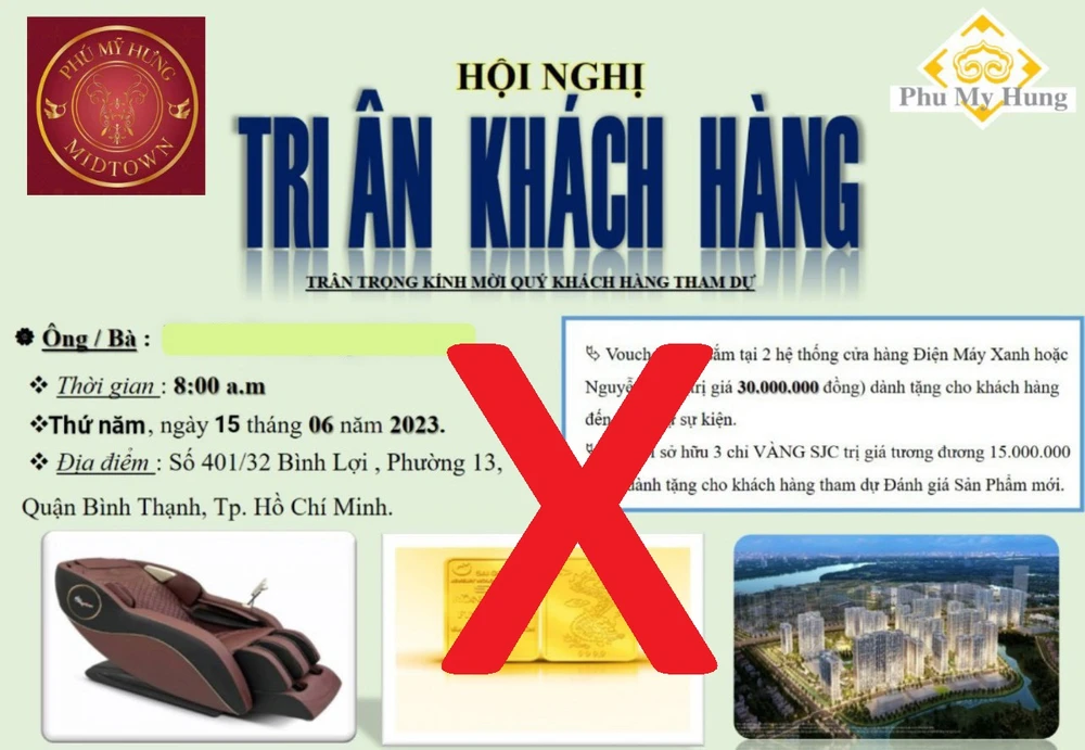 Cảnh báo tình trạng giả mạo thương hiệu Phú Mỹ Hưng 