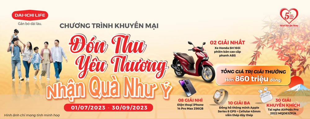 “Đón Thu yêu thương, Nhận quà Như ý” cùng Dai-ichi Life Việt Nam