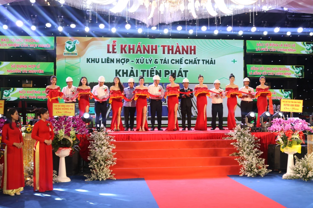 Khánh thành Khu liên hợp xử lý và tái chế chất thải Khải Tiến Phát