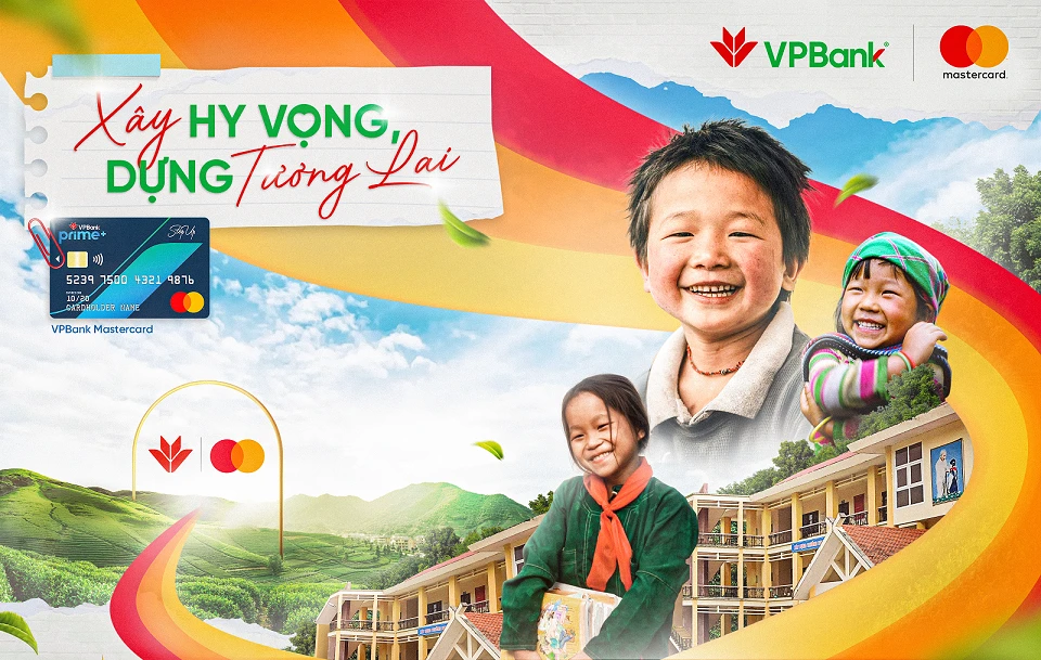 Sáng kiến do Mastercard và VPBank thực hiện nhằm mang đến cho các em nhỏ một nền móng phát triển vững chắc hơn