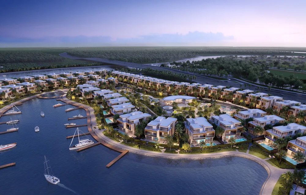 Bến du thuyền nội khu bên trong dinh thự Bến du thuyền nội khu bên trong dinh thự