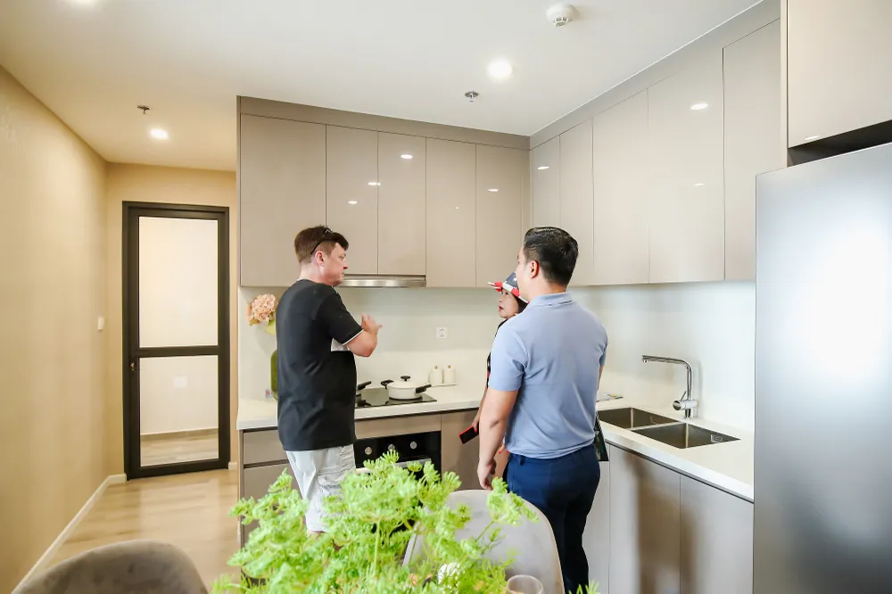 Không gian căn hộ rộng thoáng “chinh phục” khách hàng, căn hộ 2PN hay 3PN đều được bố trí hợp lý, tối ưu không gian