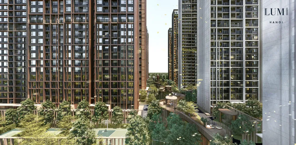 Dự án được triển khai theo nhiều giai đoạn, cung cấp khoảng 4.000 căn hộ thuộc 9 tòa tháp từ 29 đến 35 tầng Dự án được triển khai theo nhiều giai đoạn, cung cấp khoảng 4.000 căn hộ thuộc 9 tòa tháp từ 29 đến 35 tầng