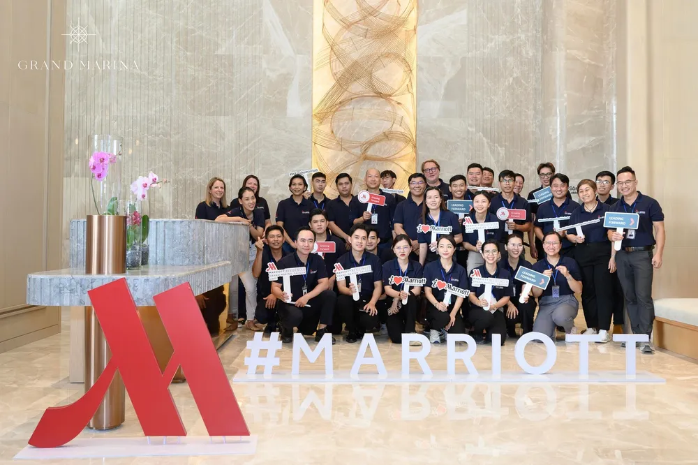 Đội ngũ Marriott hiện đã có mặt tại tòa Lake và tiến hành đào tạo, chuẩn bị vận hành các căn hộ hàng hiệu đầu tiên Đội ngũ Marriott hiện đã có mặt tại tòa Lake và tiến hành đào tạo, chuẩn bị vận hành các căn hộ hàng hiệu đầu tiên