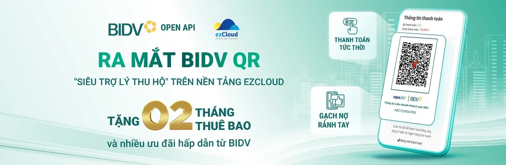 BIDV QR - Siêu trợ lý thu hộ trên ezCloud