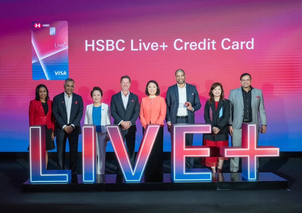 HSBC ra mắt thẻ tín dụng Live+ gia tăng lựa chọn phong cách sống