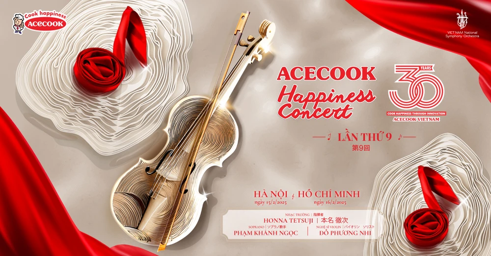 Hòa nhạc giao hưởng Acecook Happiness Concert 2025 trở lại với chủ đề mang “Thanh âm hạnh phúc”