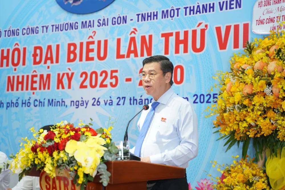Đ/c Nguyễn Văn Dũng, Thành ủy viên, Ủy viên Ban Thường vụ Đảng ủy, Phó Chủ tịch Ủy ban Nhân dân Thành phố phát biểu chỉ đạo tại Đại hội hinh 5.jpg