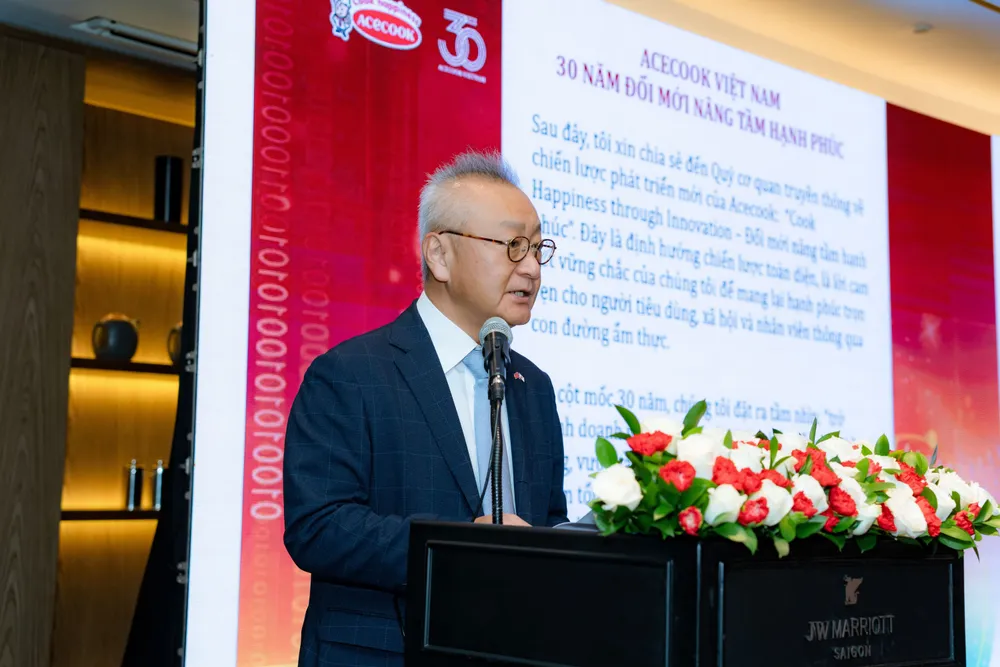 Ông Kaneda Hiroki, Tổng Giám Đốc Acecook Việt Nam công bố chiến lược phát triển mới “Cook Happiness Through Innovation – Đổi mới nâng tầm hạnh phúc” ok- Tổng Giám Đốc Acecook Việt Nam_Ông Kaneda Hiroki công bố chiến lược phát triển.jpg
