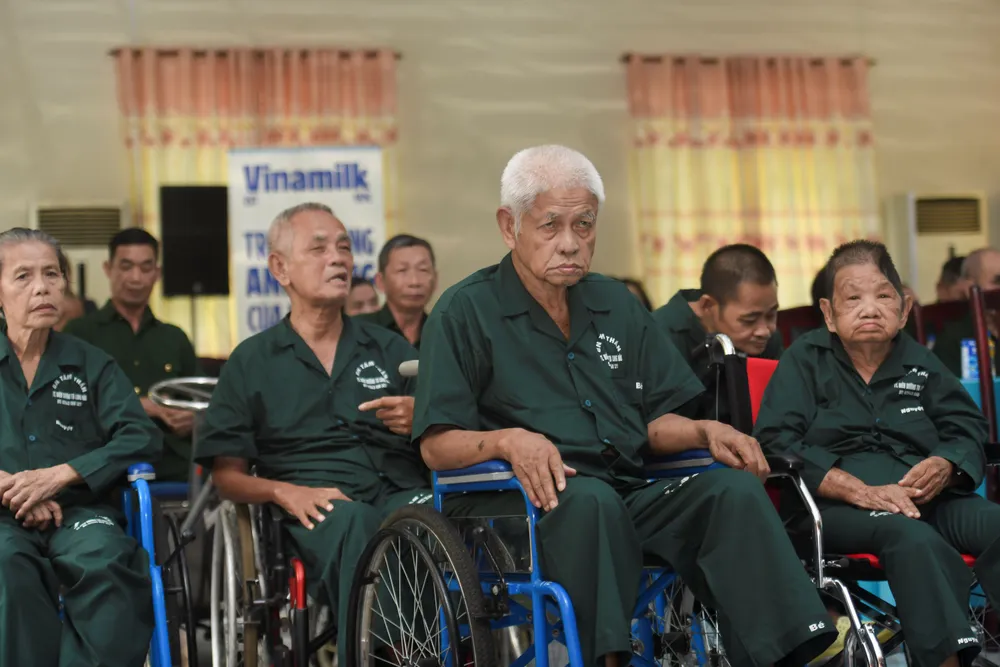 Trở về từ chiến trường, những người lính năm xưa mang trong mình những di chứng nghiệt ngã của chiến tranh. Ảnh: THANH BÌNH ANH 2A.jpg