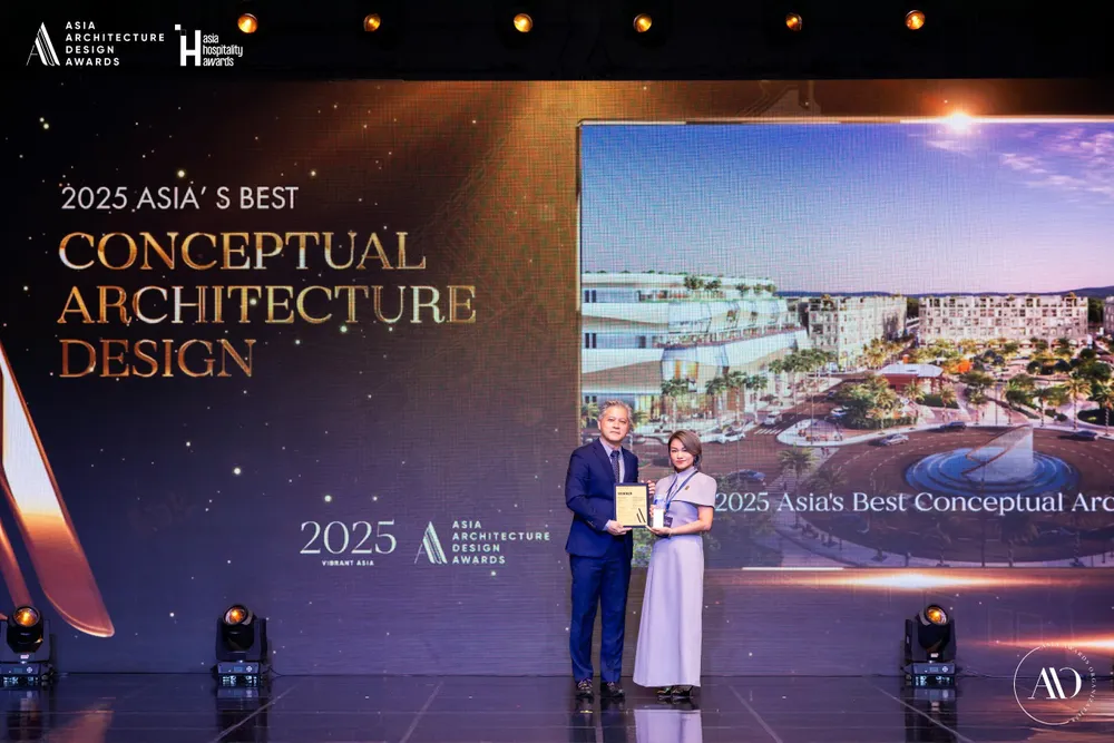 The Centric của Masterise Homes nhận giải Thiết kế Kiến trúc có ý tưởng xuất sắc nhất châu Á 2025 hinh 1-nhan giai.JPG