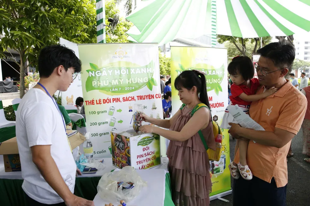 Hoạt động đổi pin, sách, truyện cũ tại Ngày hội 2024 Hoat dong doi phi tai Ngay hoi 2024.jpg