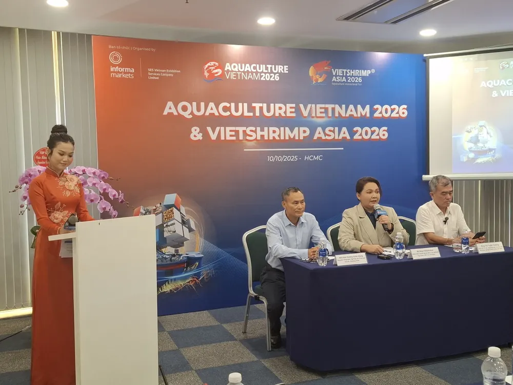 Ban tổ chức thông tin về Triển lãm VietShrimp Asia 2026 và Aquaculture Vietnam 2026