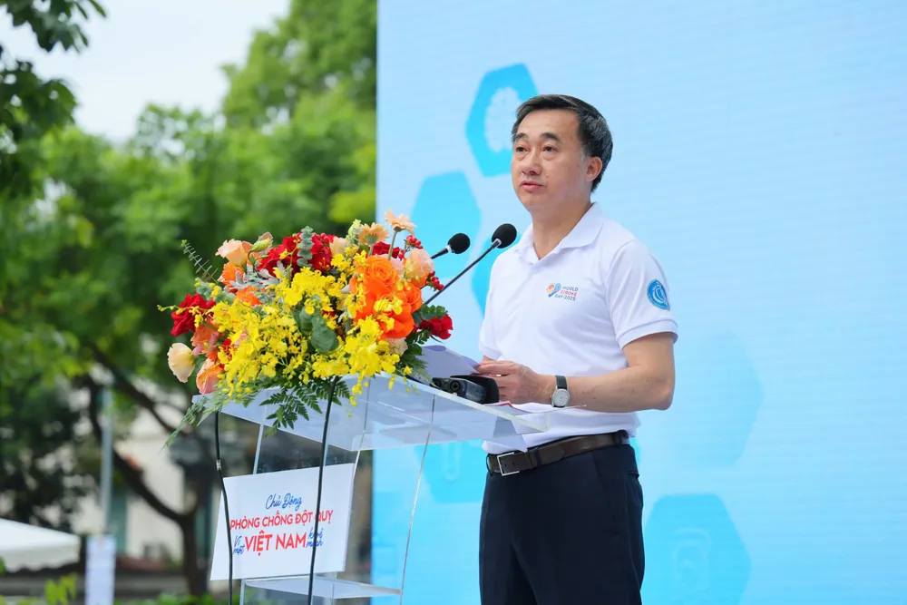 GS.TS Trần Văn Thuấn, Thứ trưởng Bộ Y tế phát biểu tại buổi lễ 3.jpg