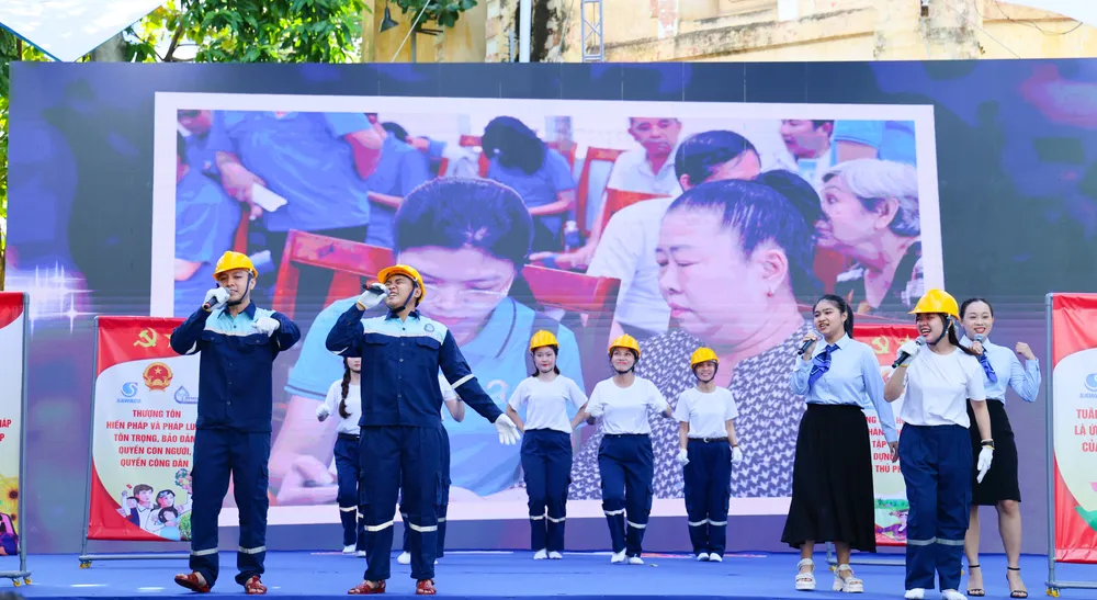 Một tiết mục dự thi tại vòng chung kết.JPG