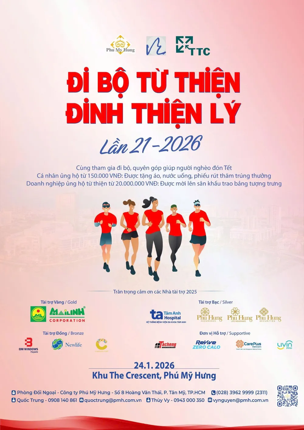 San sẻ yêu thương cùng chương trình đi bộ Đinh Thiện Lý lần 21