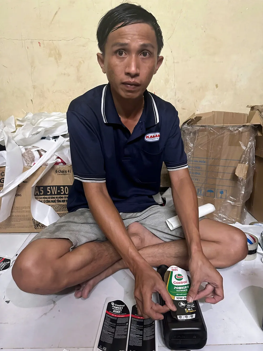 Đối tượng Nguyễn Văn Khánh. Ảnh: CA z6679526190112_20415000692d9b5d84e07e25bc0198ba.jpg