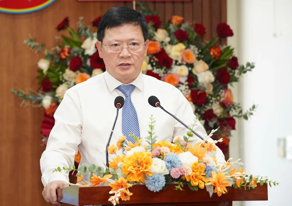 Thứ trưởng Bộ Tư pháp Mai Lương Khôi phát biểu giao nhiệm vụ z6773463249696_9dea4bf783d2d24e275415d0eea332fb.jpg