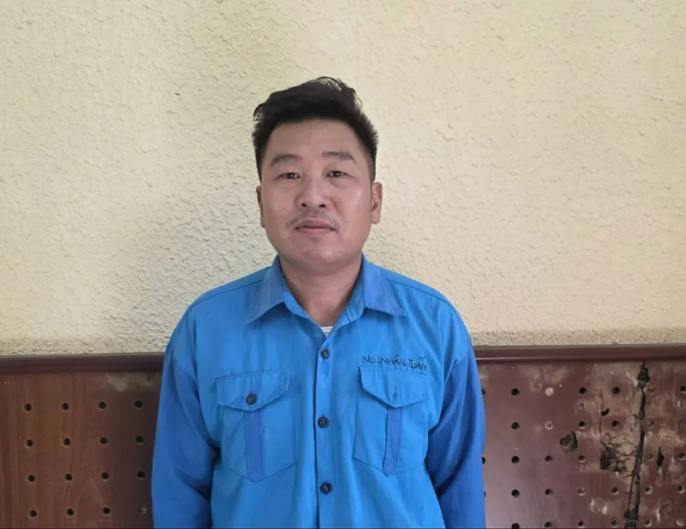 Đối tượng Nguyễn Trung Hiếu. Ảnh: CA Ảnh 3 - Nguyễn Trung Hiếu.jpg