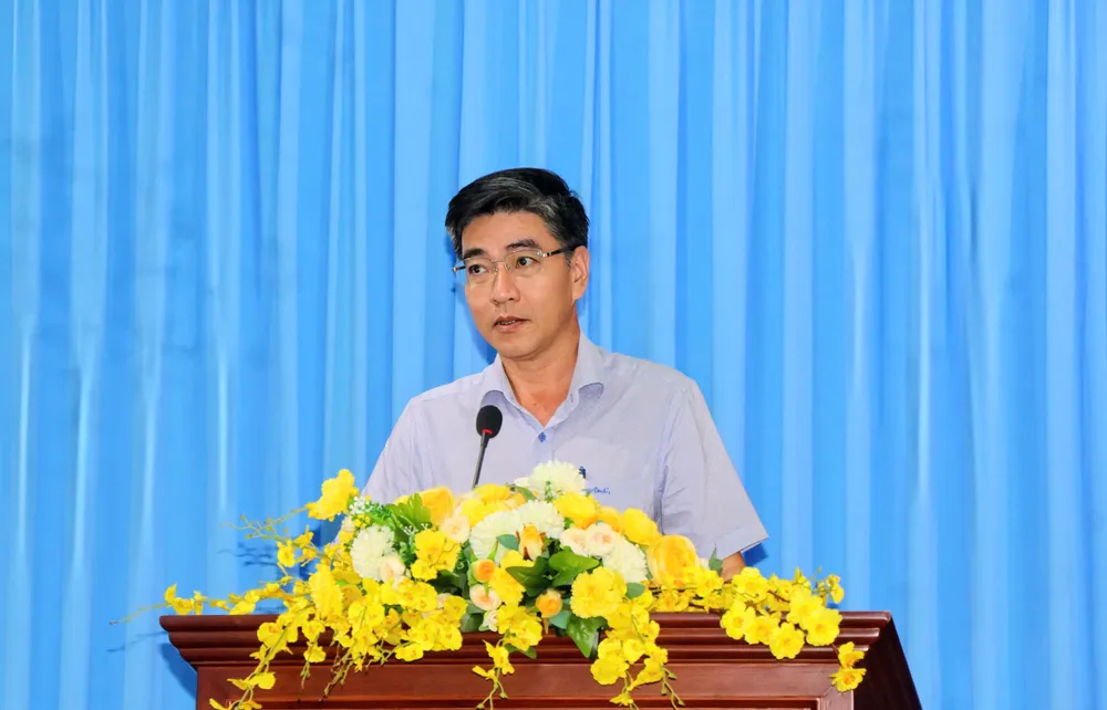 Phó Giám đốc Sở Nội vụ TPHCM Phạm Văn Tuyên phát biểu khai mạc z7163245353657_1a903705c69d40e6d8926952ecff31cd.jpg