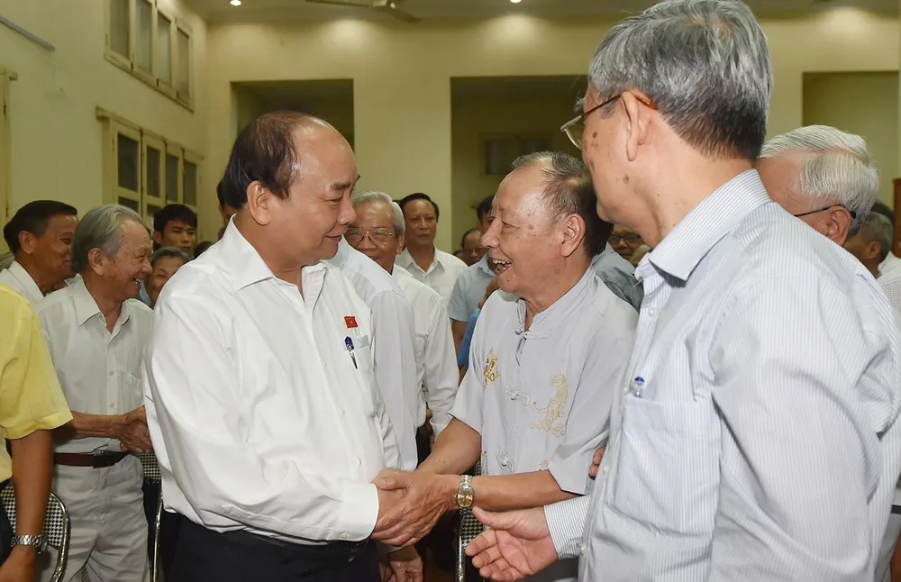 Thủ tướng Nguyễn Xuân Phúc tiếp xúc cử tri Hải Phòng