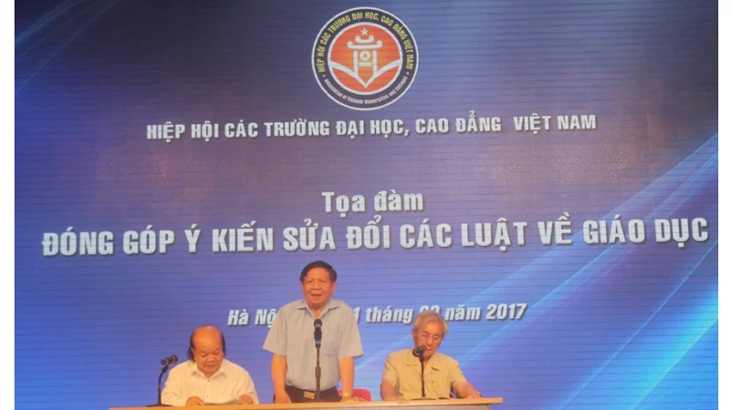 Hiệp hội các trường đại học-cao đẳng Việt Nam đưa ra nhiều đề xuất mới 