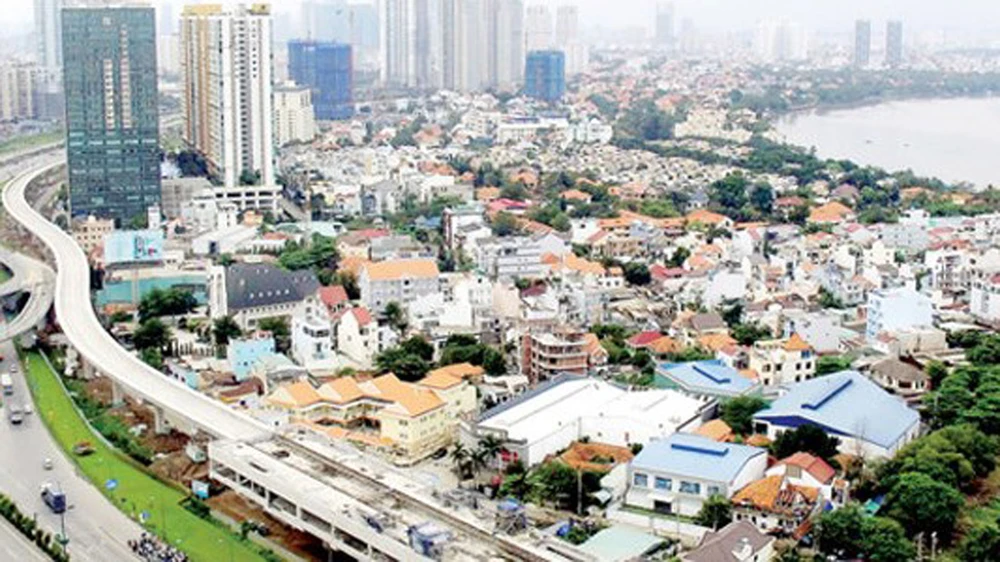 Metro Bến Thành - Suối Tiên đoạn đi trên cao