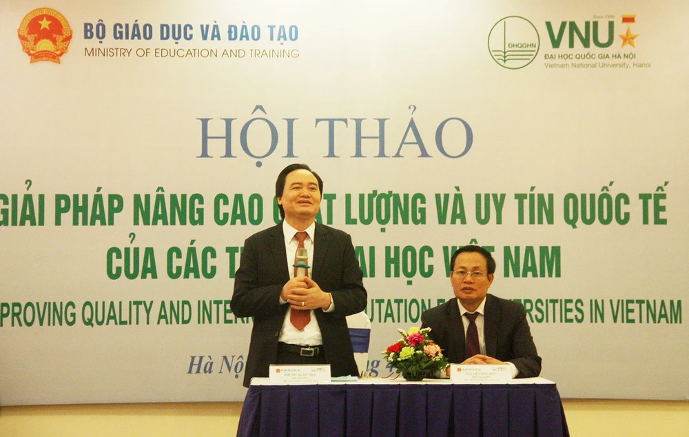 Sẽ có chương trình quốc gia về xếp hạng đại học ảnh 1 Sẽ có chương trình quốc gia về xếp hạng đại học ảnh 1