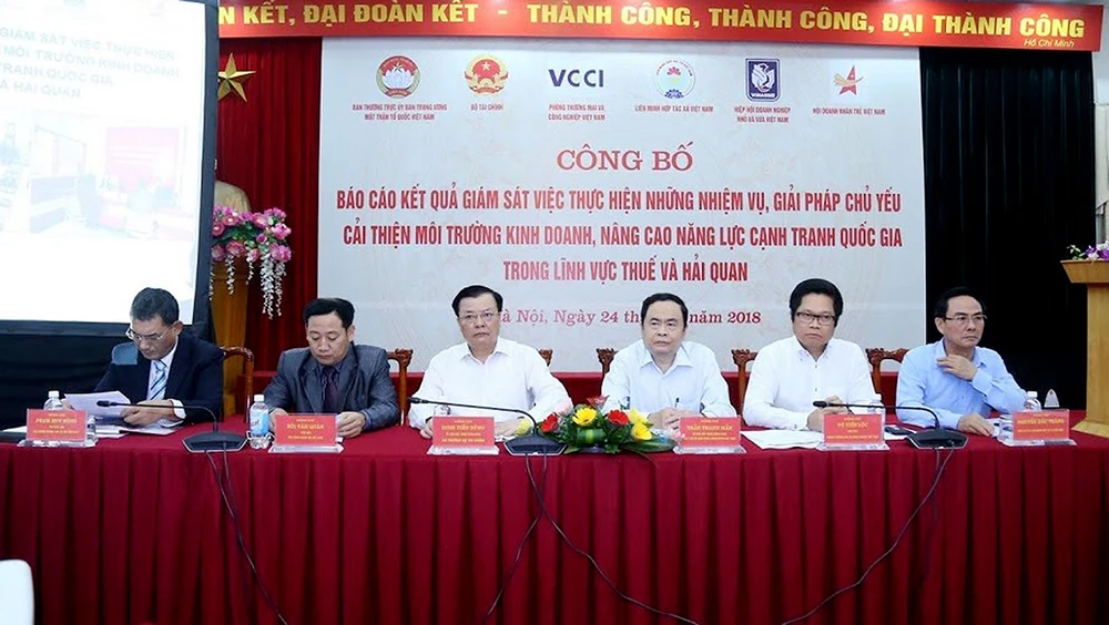 Công bố kết quả giám sát lĩnh vực thuế, hải quan