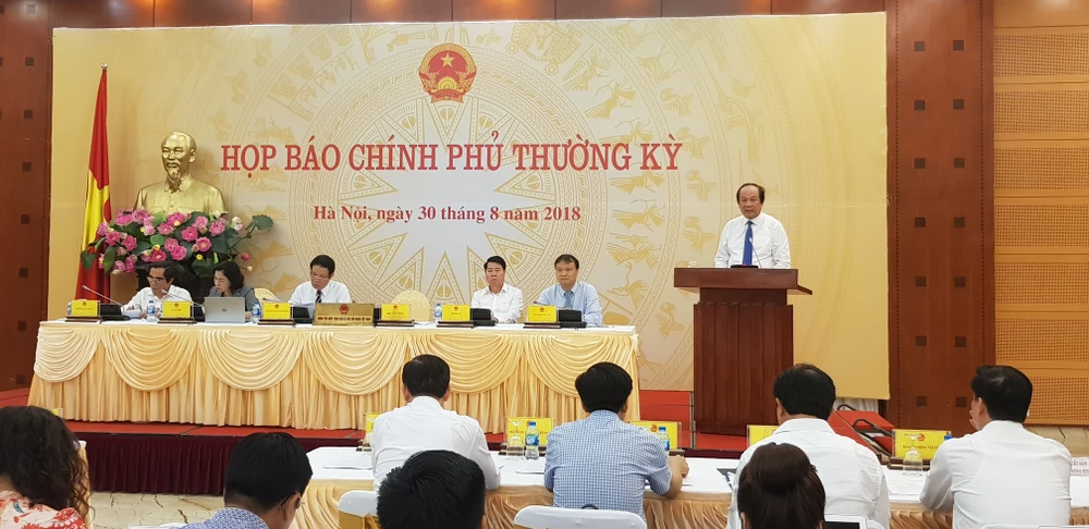 Họp báo Chính phủ