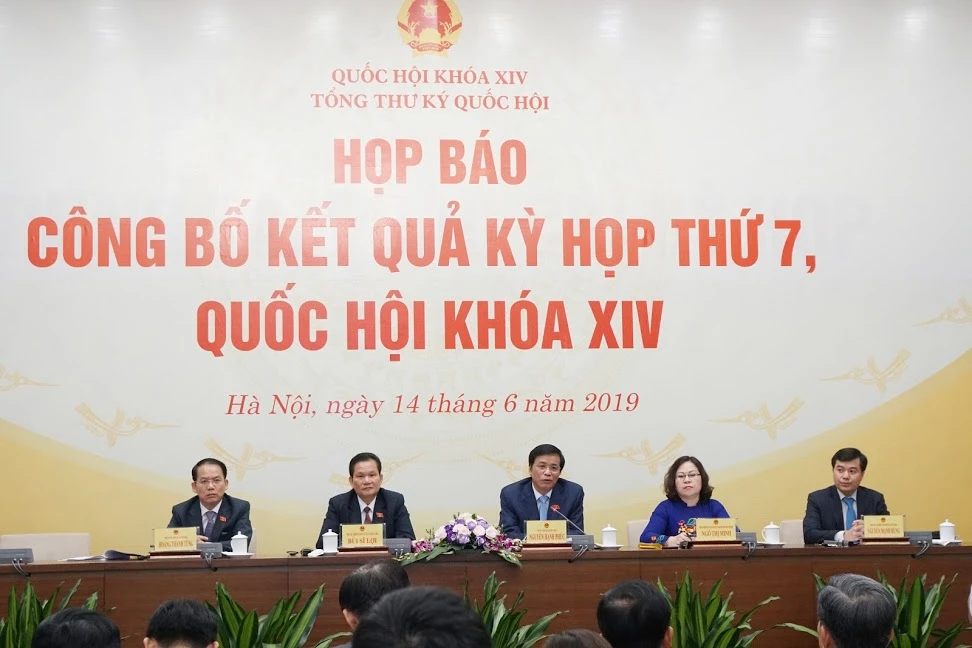 Họp báo bế mạc kỳ họp Quốc hội