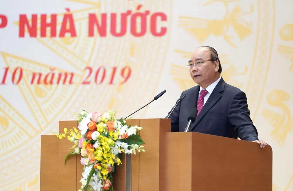 Thủ tướng Nguyễn Xuân Phúc phát biểu kết luận hội nghị