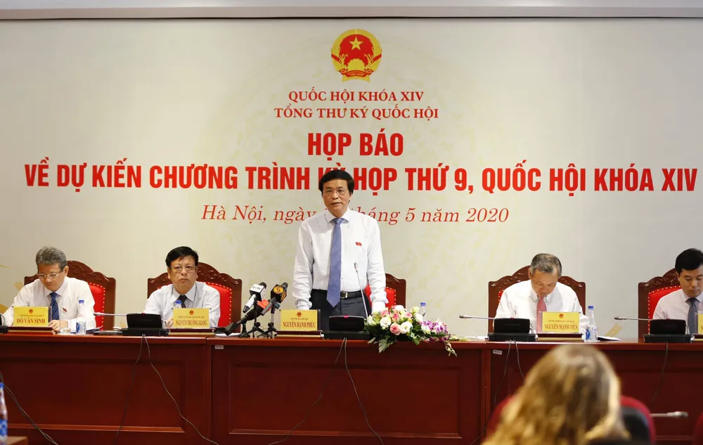 Kỳ họp thứ 9, Quốc hội khóa XIV sẽ xem xét, thông qua 10 dự luật ảnh 1 Kỳ họp thứ 9, Quốc hội khóa XIV sẽ xem xét, thông qua 10 dự luật ảnh 1