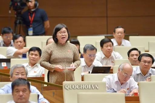 ĐB Văn Thị Bạch Tuyết, TPHCM. Ảnh: Quochoi.vn