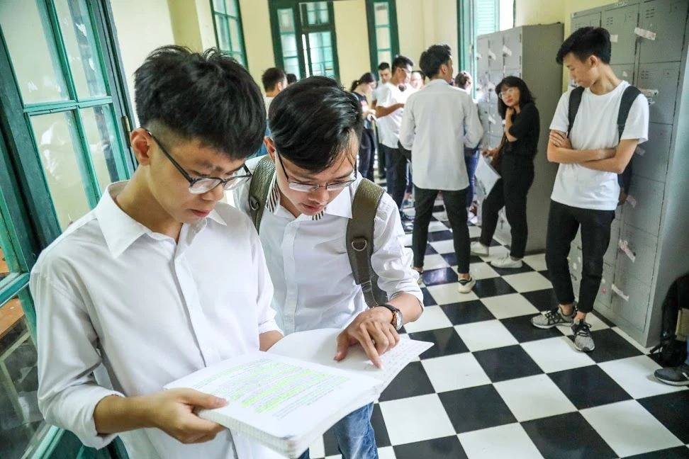 Thí sinh dự thi THPT năm 2019. Ảnh: QUANG PHÚC