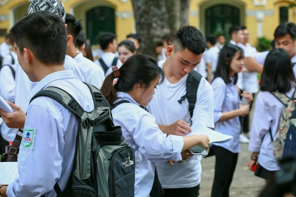 Thí sinh dự thi THPT năm 2019. Ảnh: QUANG PHÚC