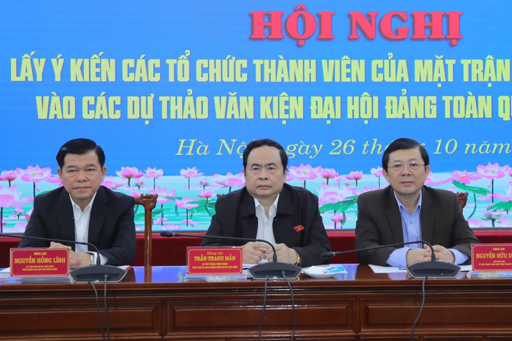 Hội nghị mặt trận ngày 26-10