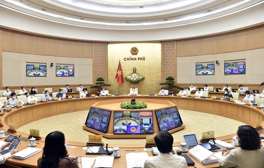 Họp Chính phủ thường kỳ, Thủ tướng Phạm Minh Chính yêu cầu: "Nghĩ thật, nói thật, làm thật, hiệu quả thật" ảnh 1 Họp Chính phủ thường kỳ, Thủ tướng Phạm Minh Chính yêu cầu: "Nghĩ thật, nói thật, làm thật, hiệu quả thật" ảnh 1
