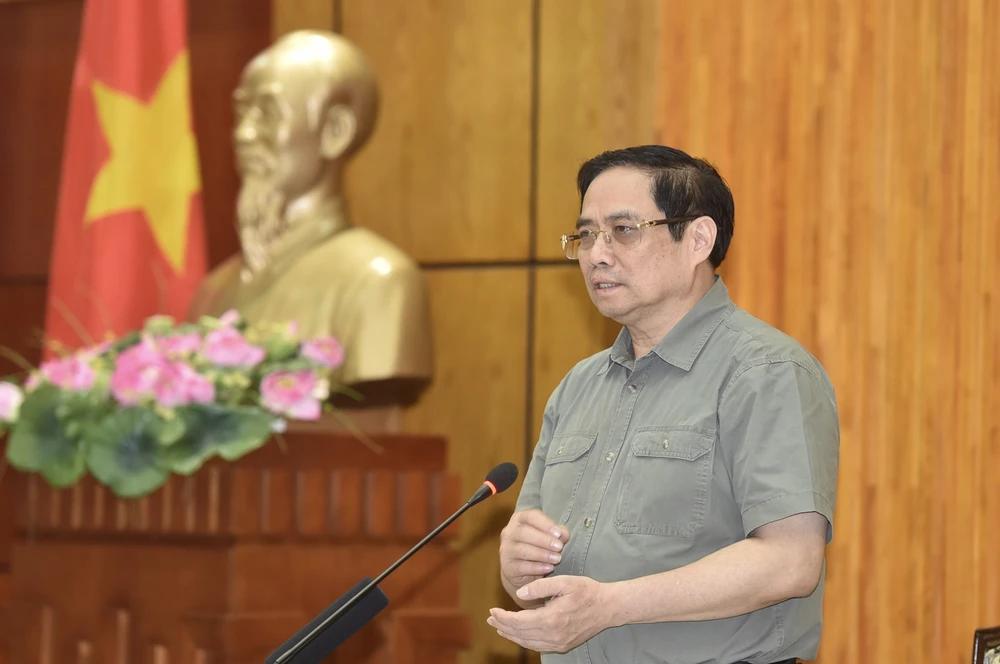 Thủ tướng Phạm Minh Chính. ẢNH: VIẾT CHUNG