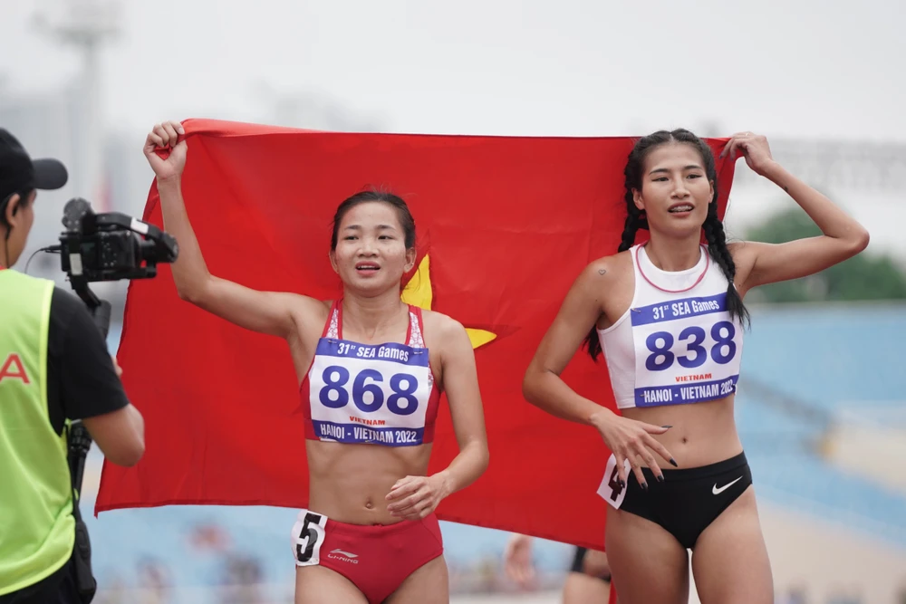 Vận động viên đạt thành tích cao tại SEA Games 31. Ảnh: ĐỖ TRUNG