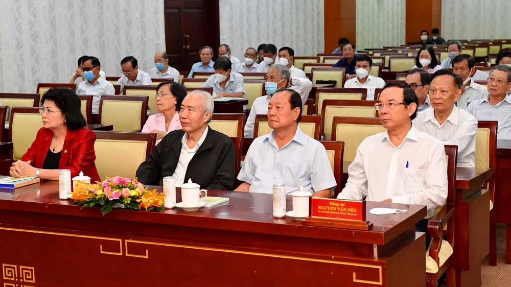 Gần 42.000 cán bộ, đảng viên TPHCM dự hội nghị học tập, quán triệt Nghị quyết Trung ương 5 khóa XIII ảnh 3