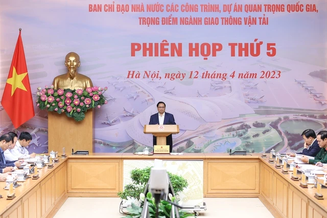  Phiên họp của Ban chỉ đạo Nhà nước các công trình, dự án quan trọng quốc gia, trọng điểm ngành GTVT. Ảnh: VIẾT CHUNG